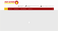 Desktop Screenshot of fastactionlocksmiths.com.au